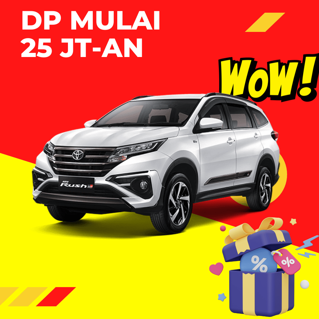 dealer toyota jakarta selatan - harga rush - kredit rush